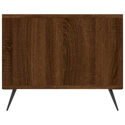 Tavolino da Salotto Rovere Marrone 90x50x40cm Legno Multistrato | homemem39