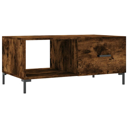 Tavolino da Salotto Rovere Fumo 90x50x40cm in Legno Multistrato | homemem39