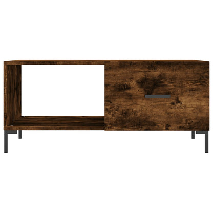 Tavolino da Salotto Rovere Fumo 90x50x40cm in Legno Multistrato | homemem39