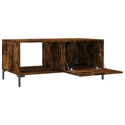 Tavolino da Salotto Rovere Fumo 90x50x40cm in Legno Multistrato | homemem39