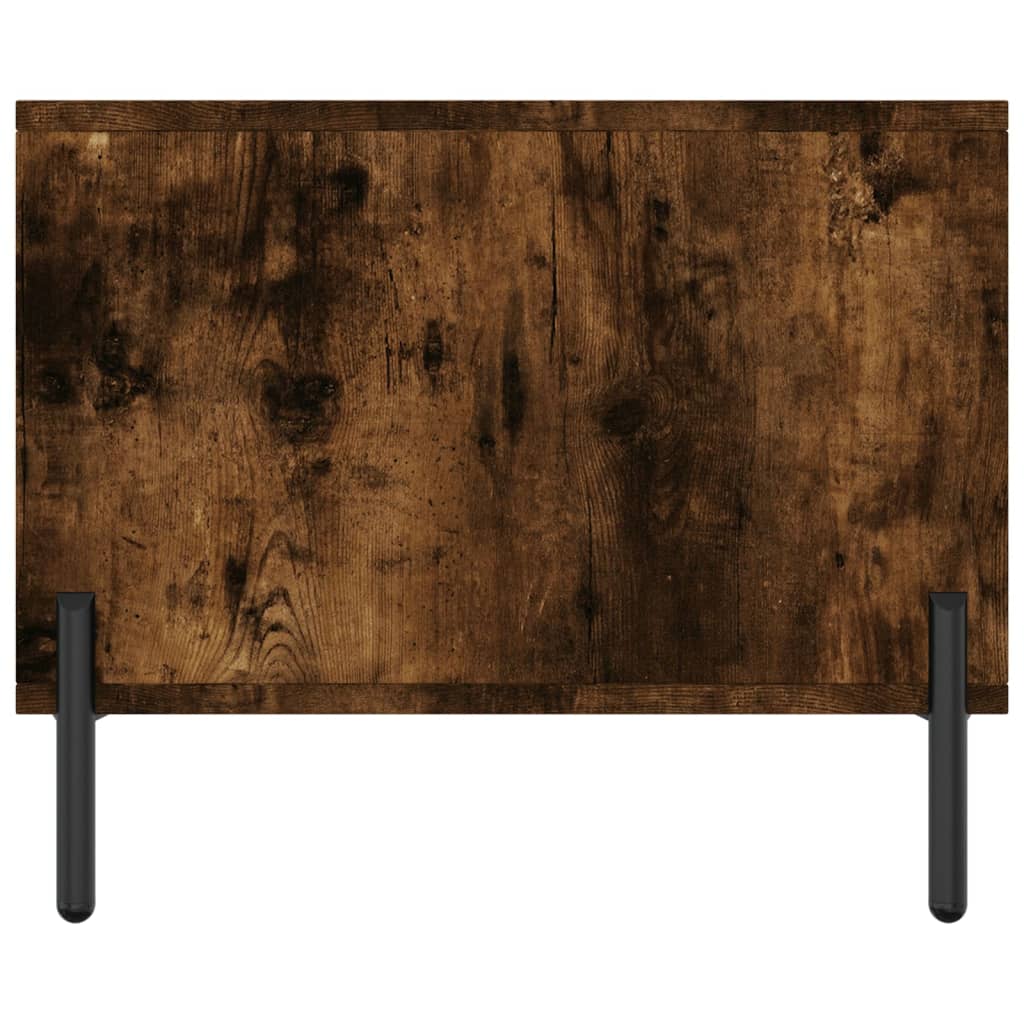 Tavolino da Salotto Rovere Fumo 90x50x40cm in Legno Multistrato