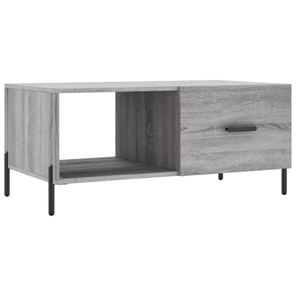 Tavolino da Salotto Grigio Sonoma 90x50x40 cm Legno Multistrato