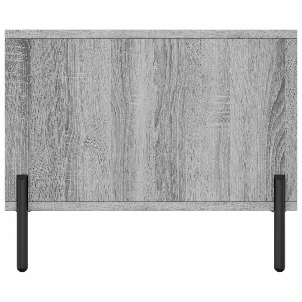 Tavolino da Salotto Grigio Sonoma 90x50x40 cm Legno Multistrato