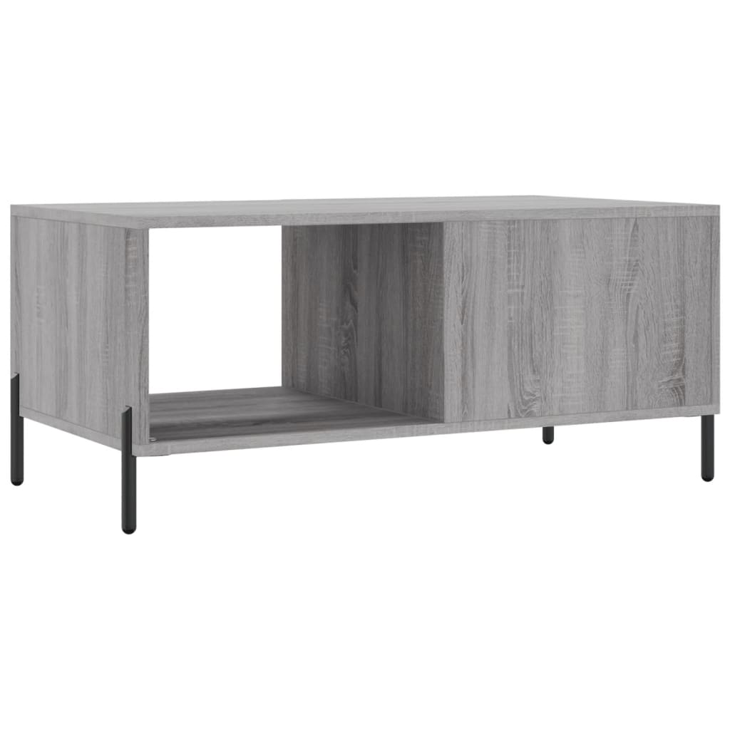 Tavolino da Salotto Grigio Sonoma 90x50x40 cm Legno Multistrato