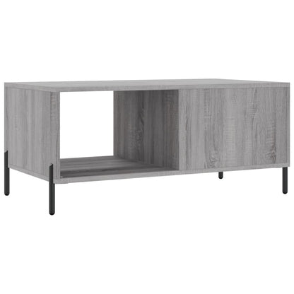 Tavolino da Salotto Grigio Sonoma 90x50x40 cm Legno Multistrato