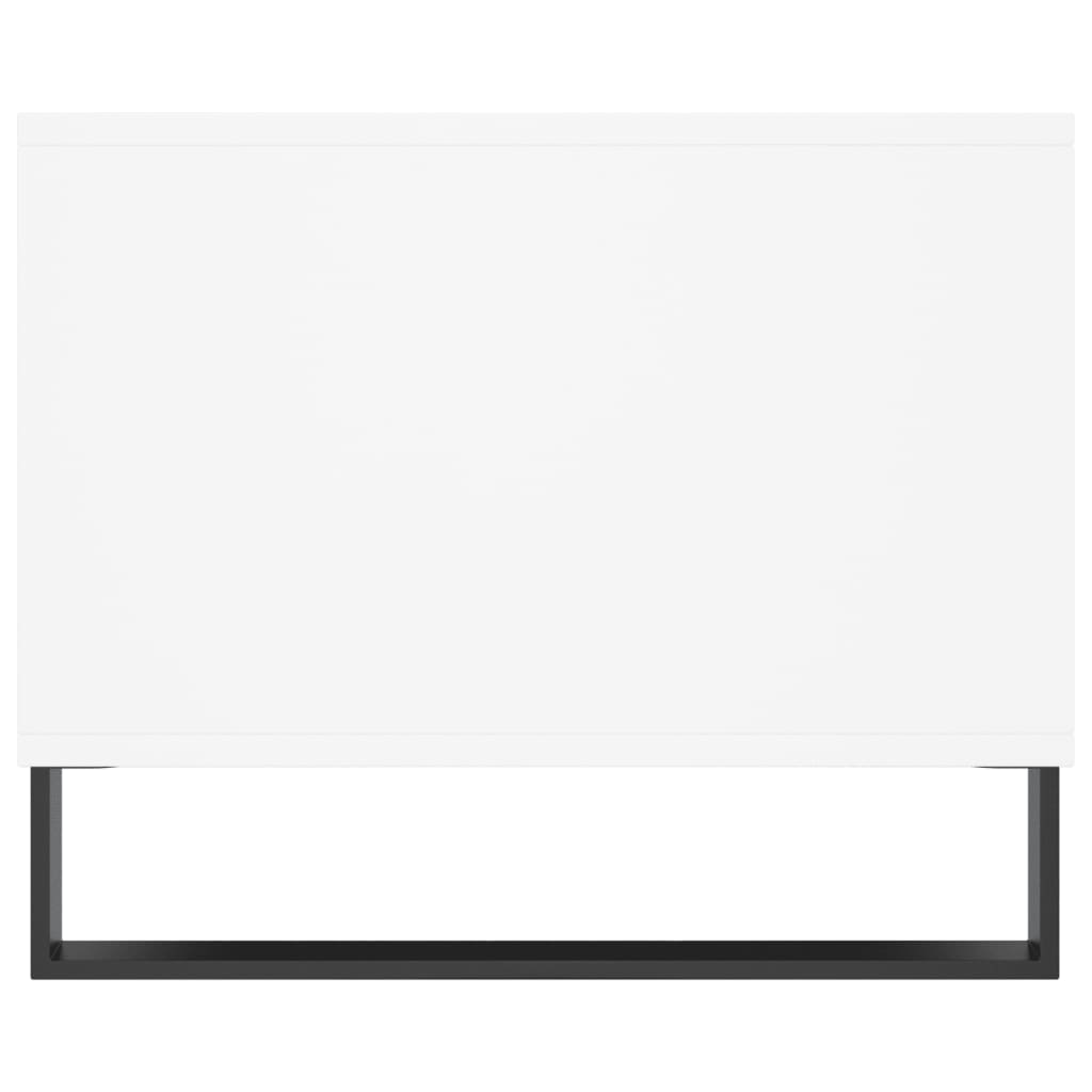 Tavolino da Salotto Bianco 90x50x40 cm in Legno Multistrato | homemem39
