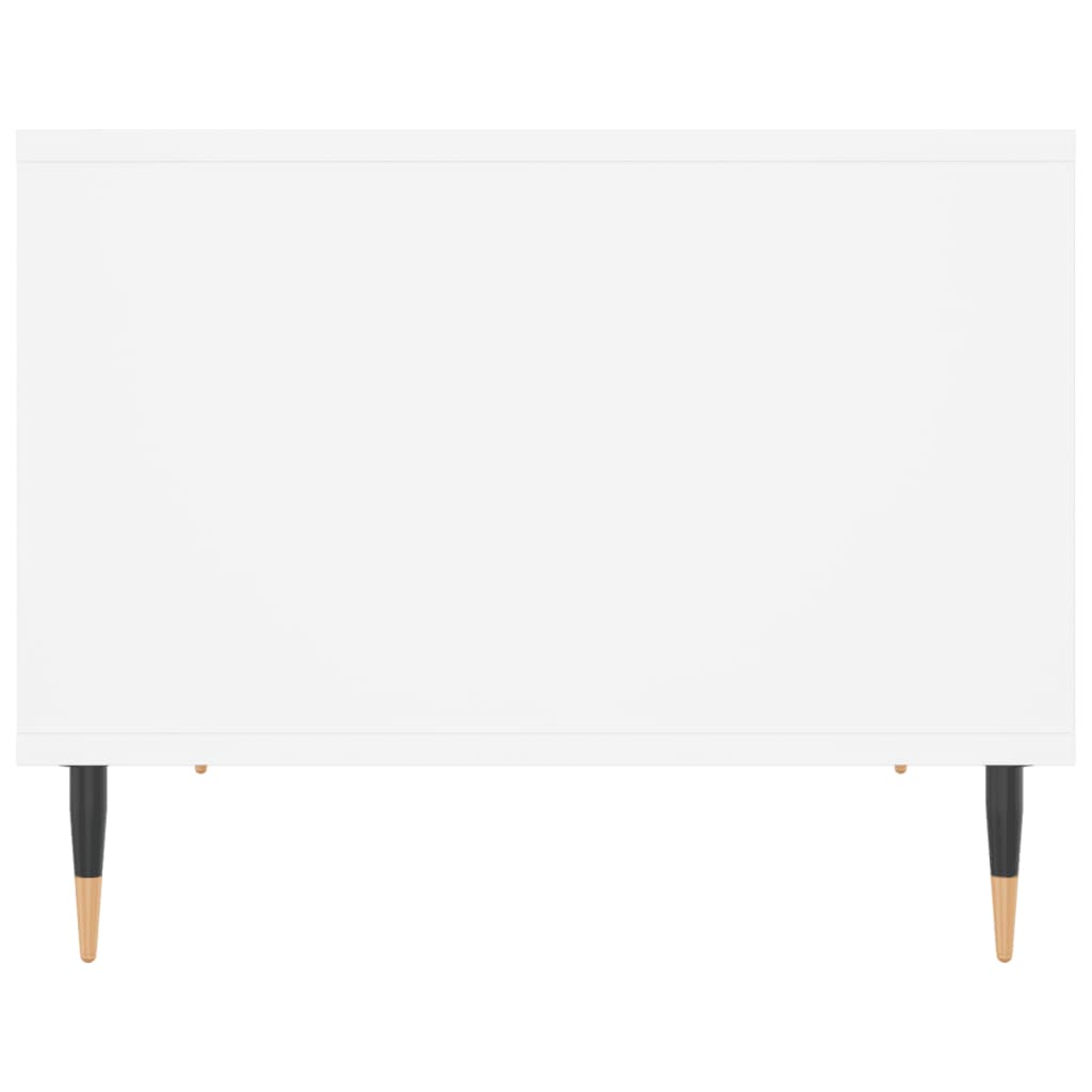 Tavolino da Salotto Bianco 60x50x40 cm in Legno Multistrato | homemem39