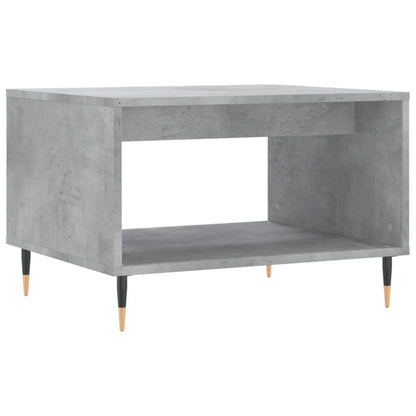 Tavolino da Salotto Grigio Cemento 60x50x40cm Legno Multistrato | homemem39