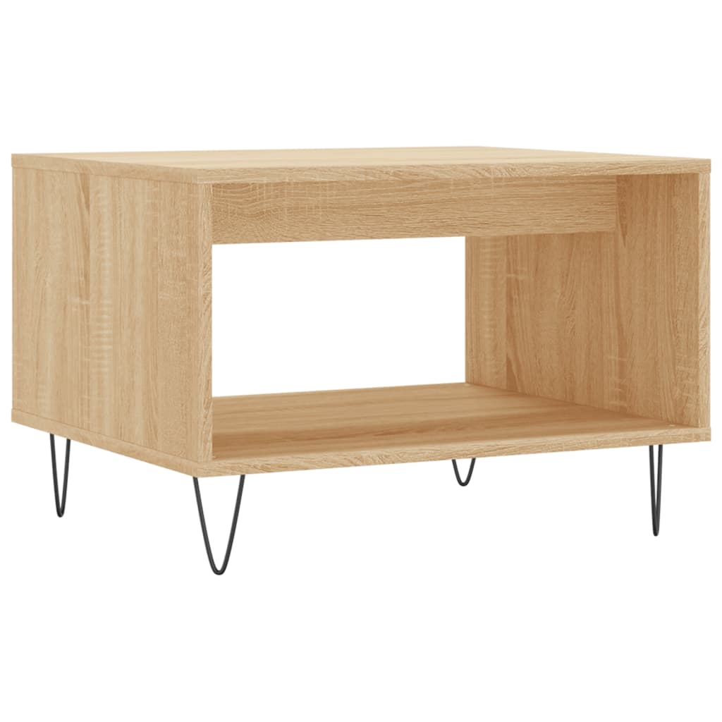 Tavolino da Salotto Rovere Sonoma 60x50x40 cm Legno Multistrato