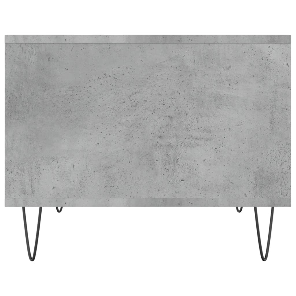 Tavolino da Salotto Grigio Cemento 60x50x40cm Legno Multistrato | homemem39