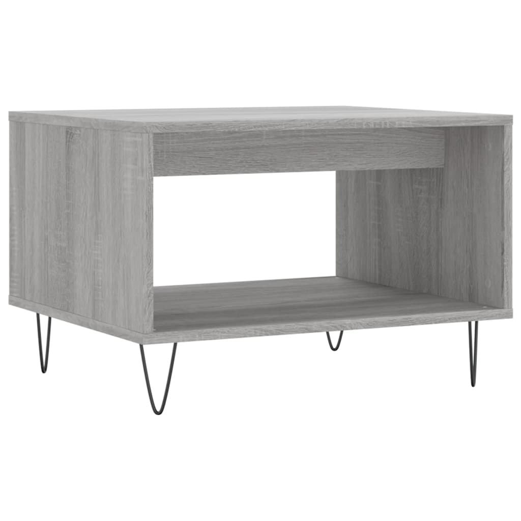 Tavolino da Salotto Grigio Sonoma 60x50x40 cm Legno Multistrato | homemem39