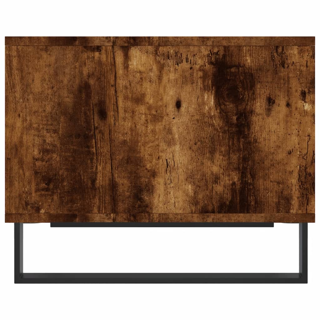 Tavolino da Salotto Rovere Fumo 60x50x40 cm Legno Multistrato | homemem39
