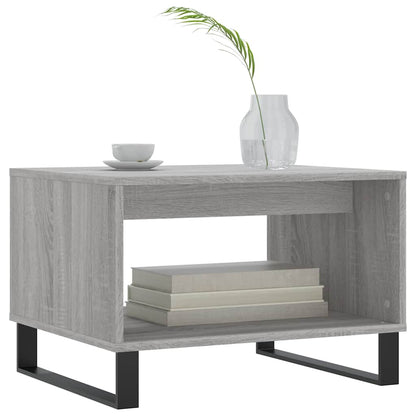 Tavolino da Salotto Grigio Sonoma 60x50x40 cm Legno Multistrato | homemem39