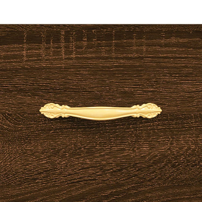 Panca Porta Scarpe Rovere Marrone 102x35x55cm Legno Multistrato - homemem39