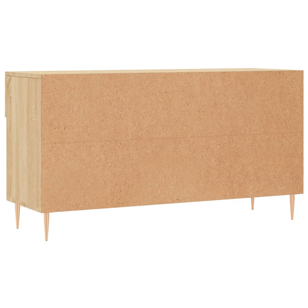 Panca Porta Scarpe Rovere Sonoma 102x35x55 cm Legno Multistrato - homemem39