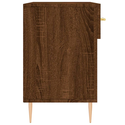 Panca Porta Scarpe Rovere Marrone 102x35x55cm Legno Multistrato - homemem39
