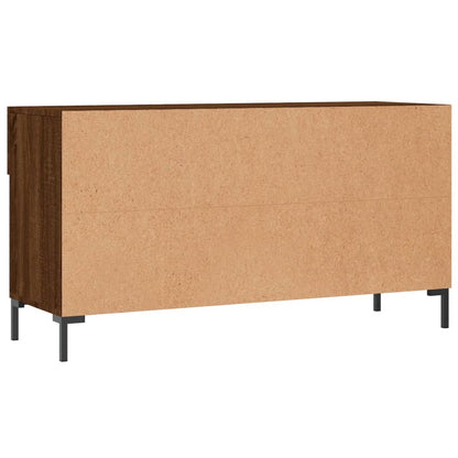 Panca Porta Scarpe Rovere Marrone 102x35x55cm Legno Multistrato - homemem39