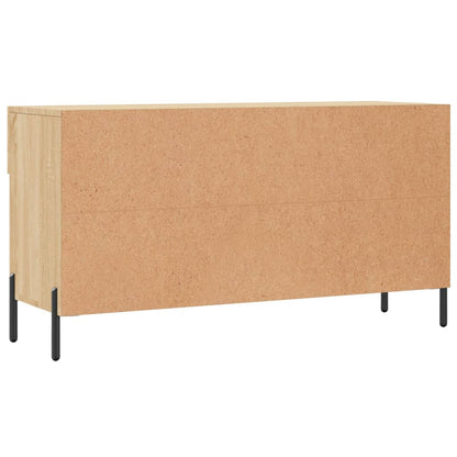 Panca Porta Scarpe Rovere Sonoma 102x35x55 cm Legno Multistrato - homemem39