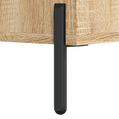 Panca Porta Scarpe Rovere Sonoma 102x35x55 cm Legno Multistrato - homemem39