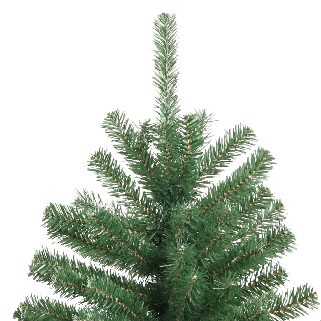 Albero di Natale Artificiale Incernierato con Base Verde 270 cm