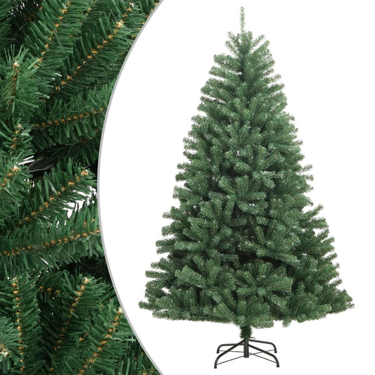 Albero di Natale Artificiale Incernierato con Base Verde 300 cm