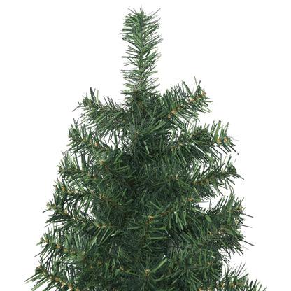 Albero di Natale Sottile con Base 300 cm in PVC