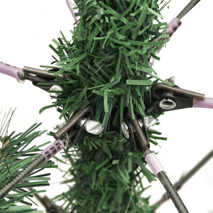 Albero Natale Artificiale Incernierato con Pigne e Bacche 240cm | homemem39