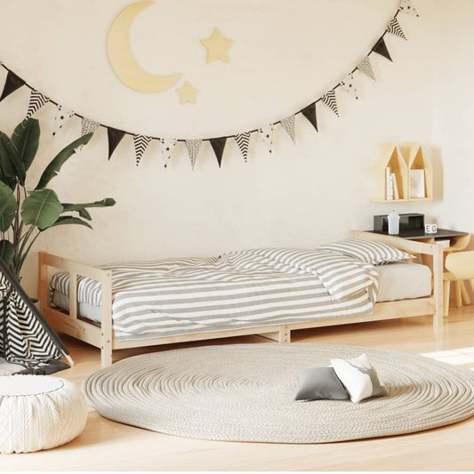 Giroletto per Bambini 80x200 cm in Legno Massello di Pino - homemem39