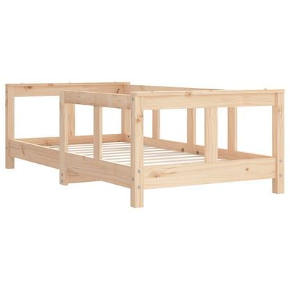 Giroletto per Bambini 70x140 cm in Legno Massello di Pino - homemem39