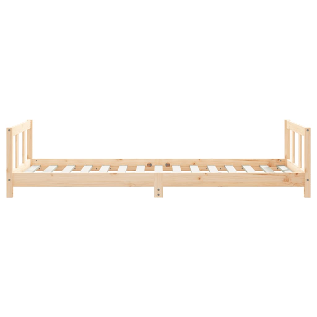 Children's bed frame 90x190 cm in solid pine wood