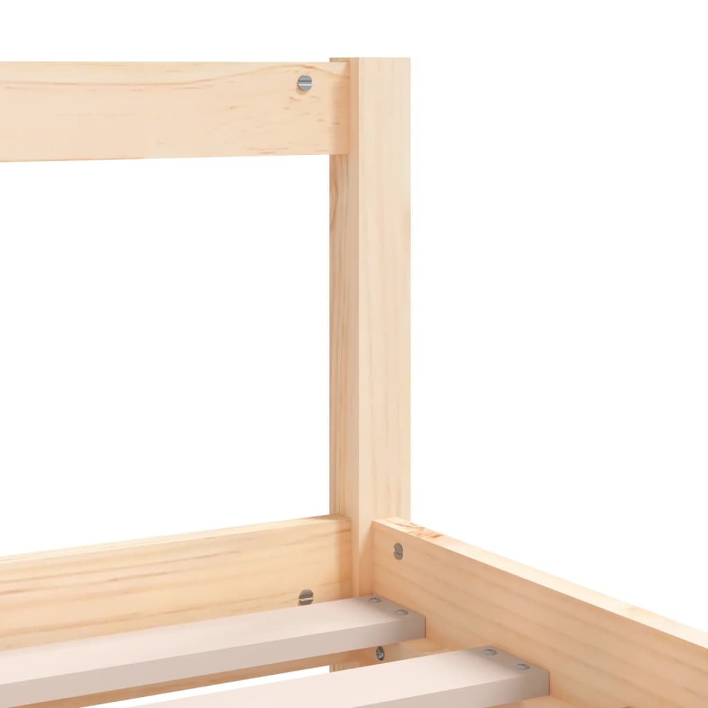 Giroletto per Bambini 90x190 cm in Legno Massello di Pino - homemem39