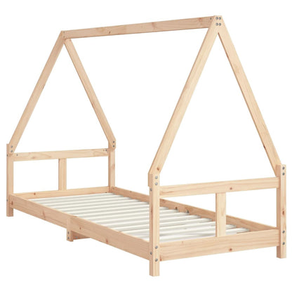 Giroletto per Bambini 80x200 cm in Legno Massello di Pino - homemem39