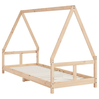 Giroletto per Bambini 80x200 cm in Legno Massello di Pino - homemem39