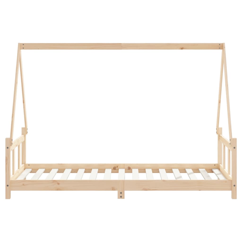 Giroletto per Bambini 90x190 cm in Legno Massello di Pino - homemem39
