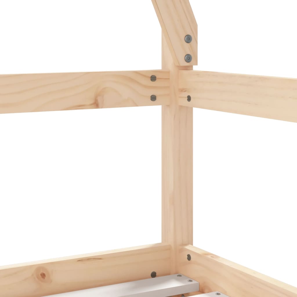 Giroletto Bambini con Cassetti 70x140 cm Legno Massello di Pino - homemem39