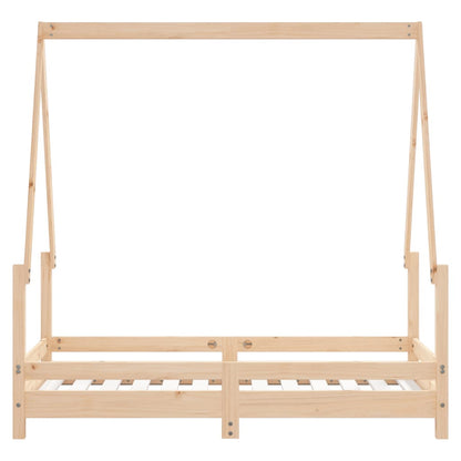 Giroletto per Bambini 70x140 cm in Legno Massello di Pino - homemem39
