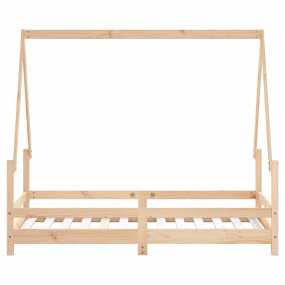 Giroletto per Bambini 80x160 cm in Legno Massello di Pino - homemem39