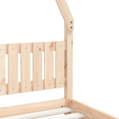 Giroletto per Bambini 80x200 cm in Legno Massello di Pino - homemem39