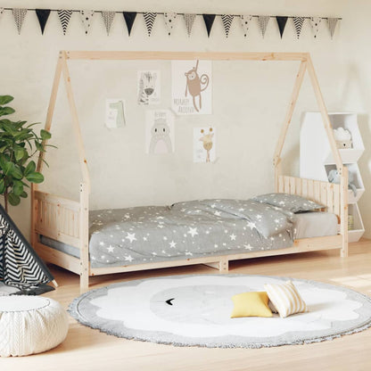 Giroletto per Bambini 80x200 cm in Legno Massello di Pino - homemem39