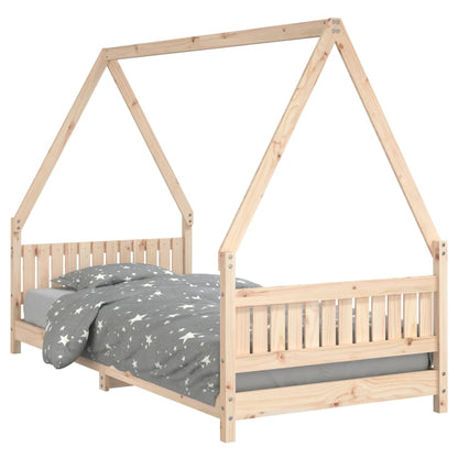 Giroletto per Bambini 90x200 cm in Legno Massello di Pino - homemem39