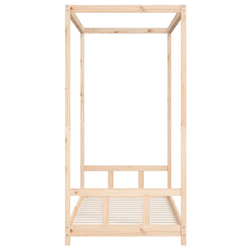 Giroletto per Bambini 90x190 cm in Legno Massello di Pino - homemem39