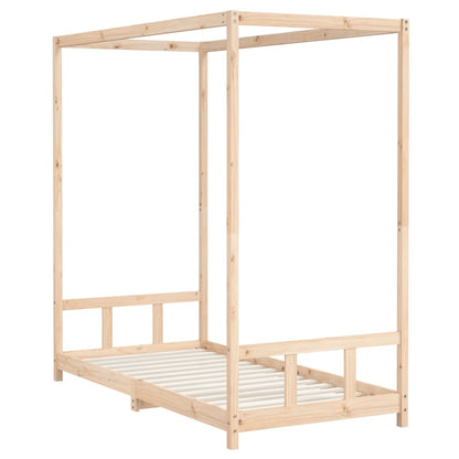 Giroletto per Bambini 90x190 cm in Legno Massello di Pino - homemem39