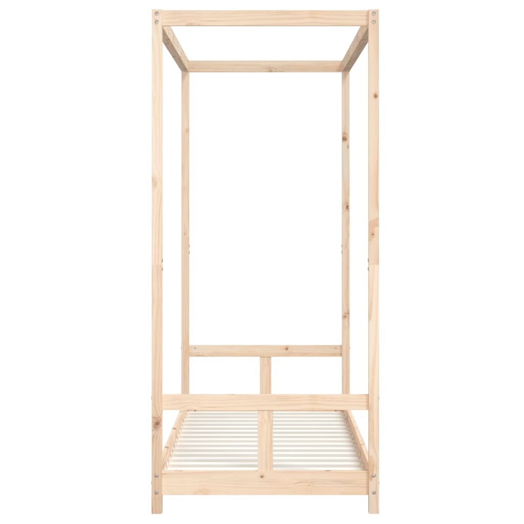 Giroletto per Bambini 80x200 cm in Legno Massello di Pino - homemem39