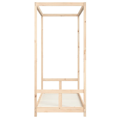 Giroletto per Bambini 80x200 cm in Legno Massello di Pino - homemem39