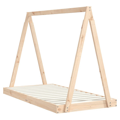 Giroletto per Bambini 80x160 cm in Legno Massello di Pino - homemem39