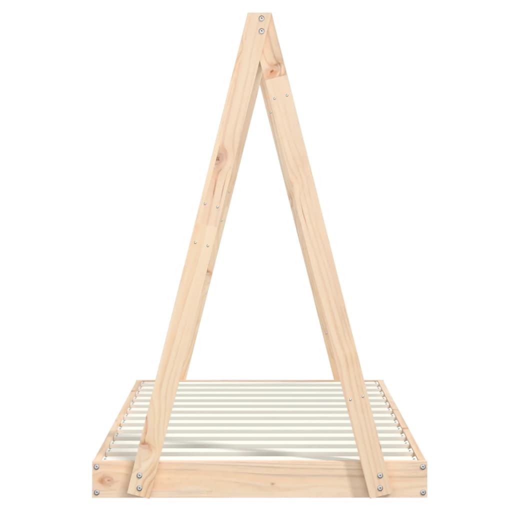 Giroletto per Bambini 80x160 cm in Legno Massello di Pino - homemem39