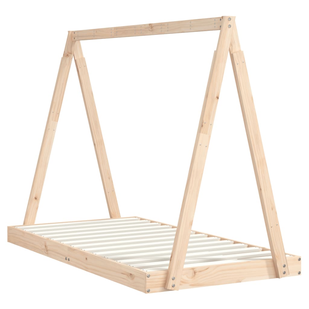 Giroletto per Bambini 80x160 cm in Legno Massello di Pino - homemem39