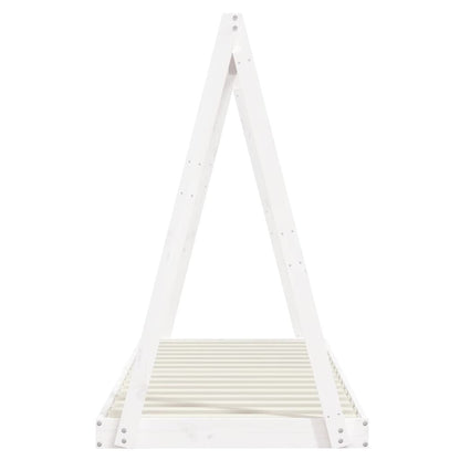 Giroletto per Bambini Bianco 80x200cm in Legno Massello di Pino - homemem39