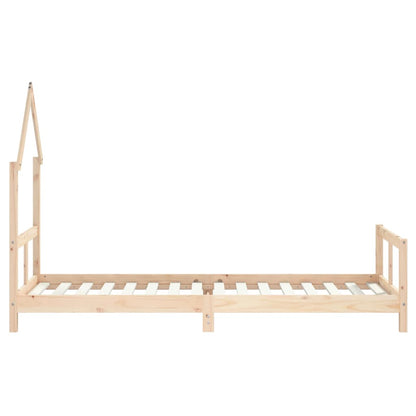Giroletto per Bambini 80x200 cm in Legno Massello di Pino - homemem39