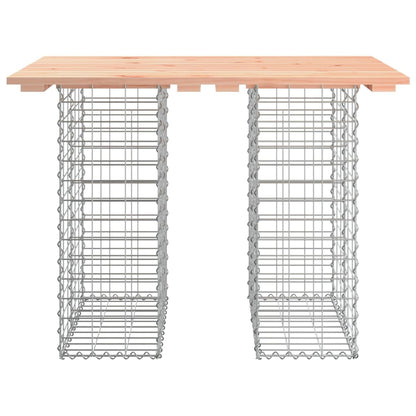 Tavolo da giardino gabbione design